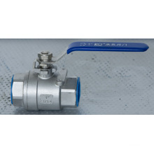 Screw Female Thread End 2PC Type Ss304 Ball Valve